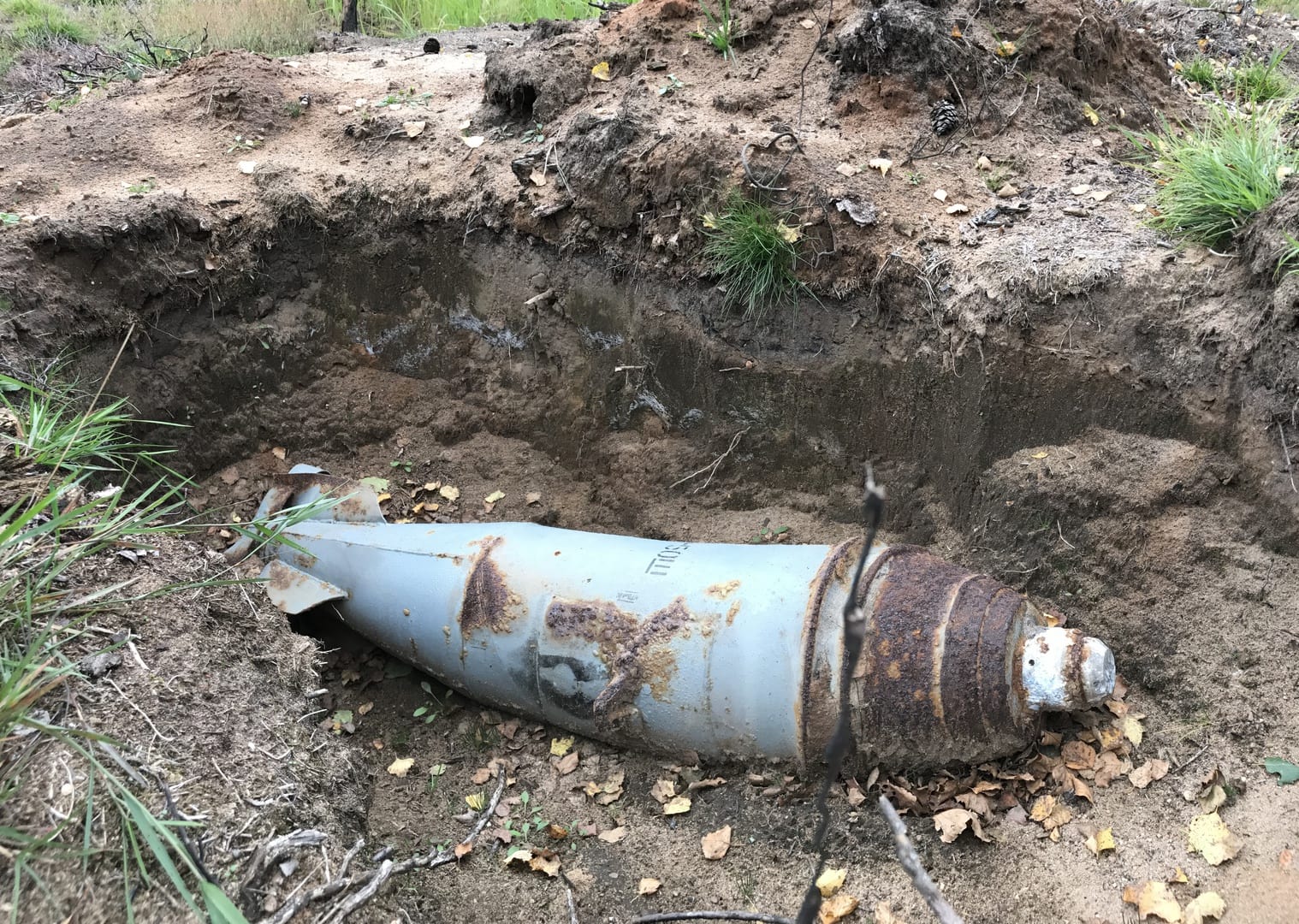 Bombenbergung_russischer Blindgänger Bombenbergung russischer Blindgänger